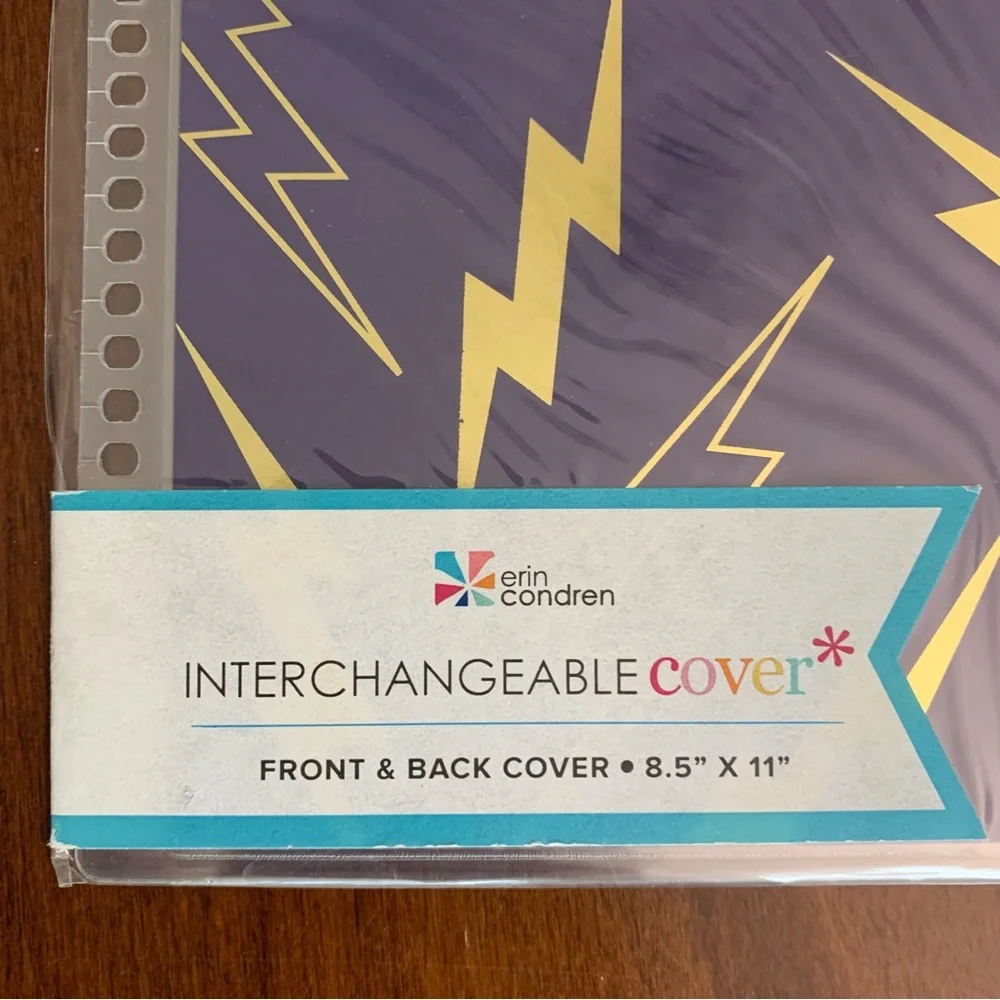 Erin Condren Interchangeable Front & Back Cover 8.5